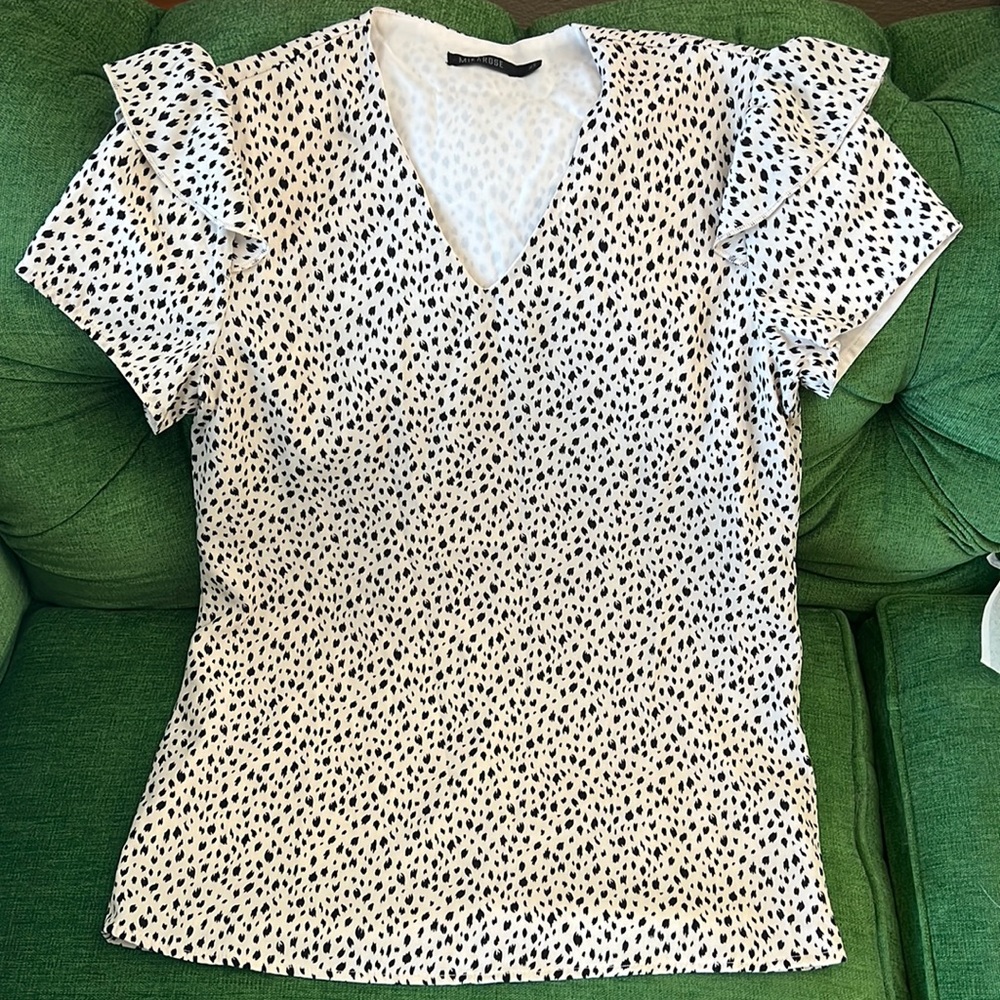 Leopard print blouse